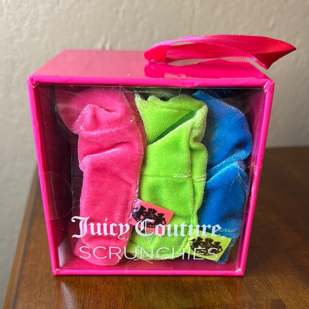 Juicy Couture Colorful Scrunchies Set